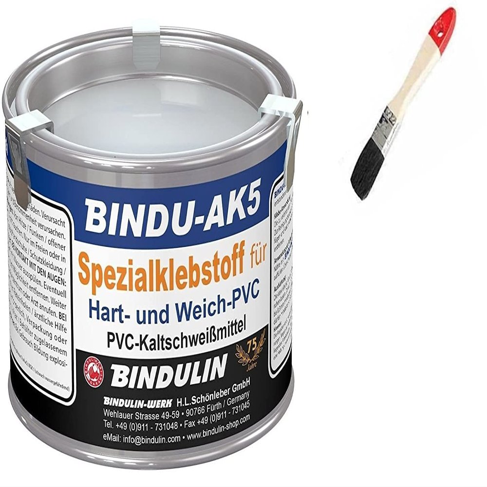 Bindu-AK5 PVC Adhesive for Rigid and Flexible PVC, 350 g
