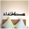 Samunshi Oberhausen Skyline Wall Decal, 150 x 23 cm, Gold Metallic Effect view 2