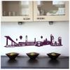 Samunshi Mülheim an der Ruhr Skyline Wall Decal, 150 x 29 cm, Gentian view 2