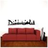 Samunshi Mülheim an der Ruhr Skyline Wall Decal, 150 x 29 cm, Gentian view 3