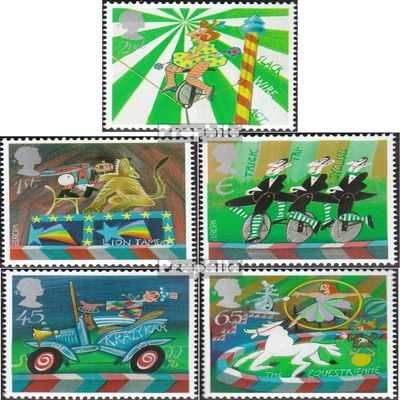 Prophila Collection Great Britain 2003–2007 (Complete Issues), Mint Never Hinged (MNH), 2002 Circus (Collectors' Stamps)
