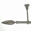 BASIT 16 mm Curtain Rod, Stainless Steel Look, Ceiling-Mounted, 280 cm, D14 view 1