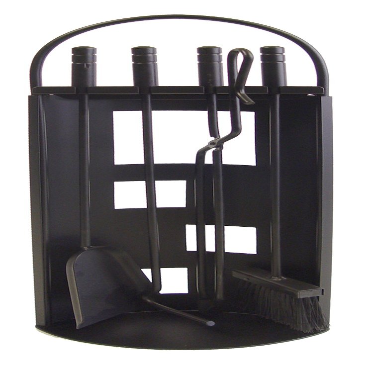 Imex El Zorro 10014 Fireplace Tool Set (68 x 23 x 14 cm), Black
