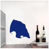 Samunshi Fehmarn Wall Decal 20 x 15 cm, Metallic Silver Effect view 2
