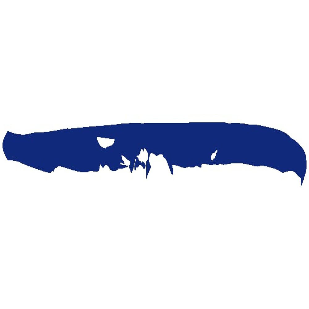 Samunshi Juist Island Wall Decal 20 x 1.8 cm, Royal Blue