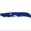 Samunshi Juist Island Wall Decal 20 x 1.8 cm, Royal Blue view 1