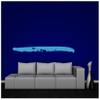 Samunshi Juist Island Wall Decal 20 x 1.8 cm, Royal Blue view 3