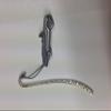 Patterned Bookmark with Cord and Triumph Herald 948 Convertible 3D Pewter-Effect Emblem view 1