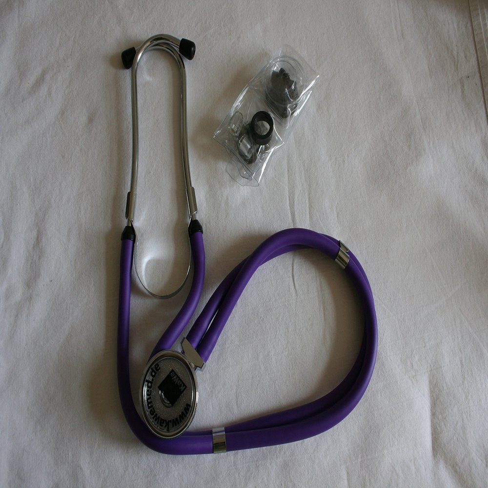 Rapport Stethoscope with Replacement Parts Set, Purple