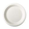 PAPSTAR Pure Sugarcane Plates, Undivided, 18 cm, White, 144 Count view 1