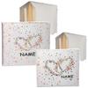 2-Piece Wedding Set: XL Photo Album and Guest Book with Custom Name view 1