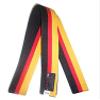 Budo Belt, Germany Design, Black-Red-Gold (280 cm) view 1