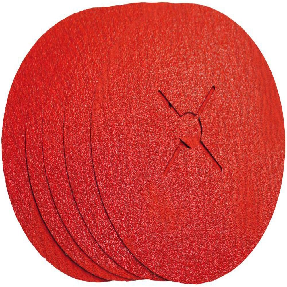 VSM 737050 Fiber Sanding Disc, 125 mm, Ceramic Grain 100
