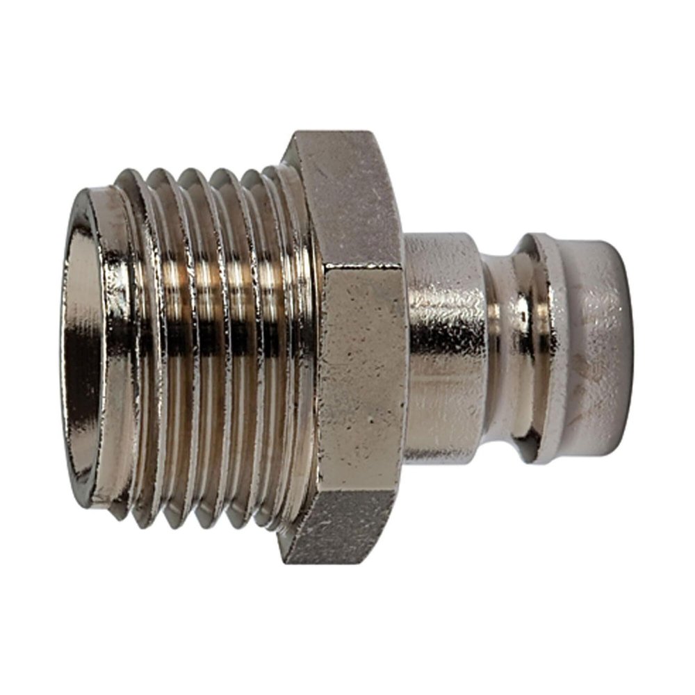 RIEGLER 107978-280.613 Temperature-Control Plug-In Nipple DN 9, G 1/4 Male Thread, 15 mm, 1 pc.