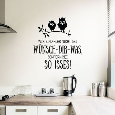 Grandora W1244 Wall Decal Quote “We’re Not at Wishful Thinking…” Taupe, 74 x 58 cm