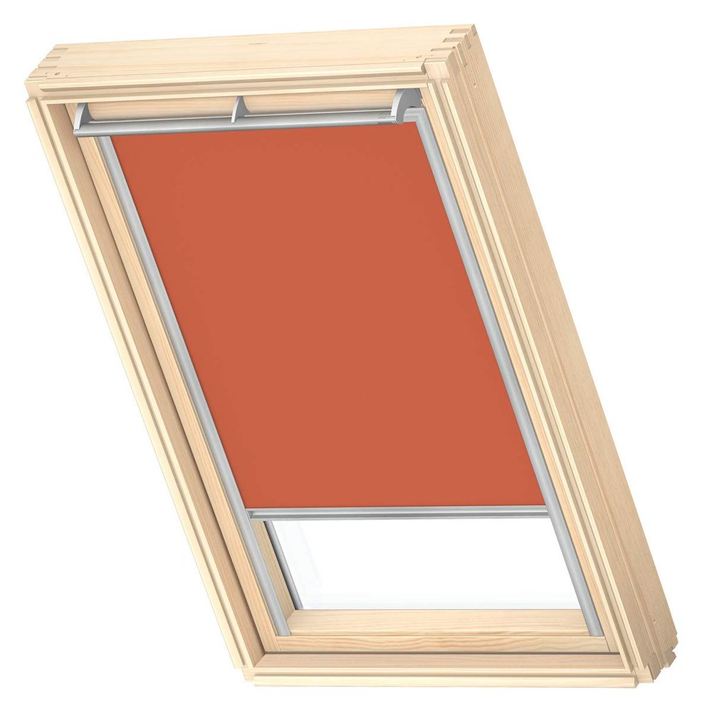 VELUX Original Blackout Blind for PK31 / P31 / 431, Orange, with Gray Side Rails
