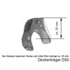 BASIT Inside-Run Curtain Rod, Stainless Steel Look, 20 mm, Ceiling-Mount, 360 cm, Single Track, D50I view 2
