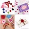 Satin Roses 6cm - Set of 3 - Burgundy view 4
