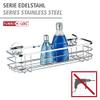 WENKO Turbo-Loc Maxi Shelf, Stainless Steel, Self-Adhesive, 38 x 10.5 x 11 cm view 2