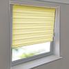 Easy-Shadow Vario STOFFMA Clamp-Fix Double Roller Blind, 47 x 60 cm, Yellow/Light Yellow, Light-Transmitting, No Drilling, Includes 2 Clamp Brackets, Custom-Made view 2