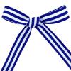 Morex Royal Blue Striped Polyester Grosgrain Ribbon, 22 mm x 16.5 m view 3