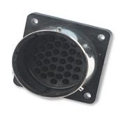 ITT CANNON Panel-Mount Receptacle, 12-Way, IP65, Pin Contact, Sealed