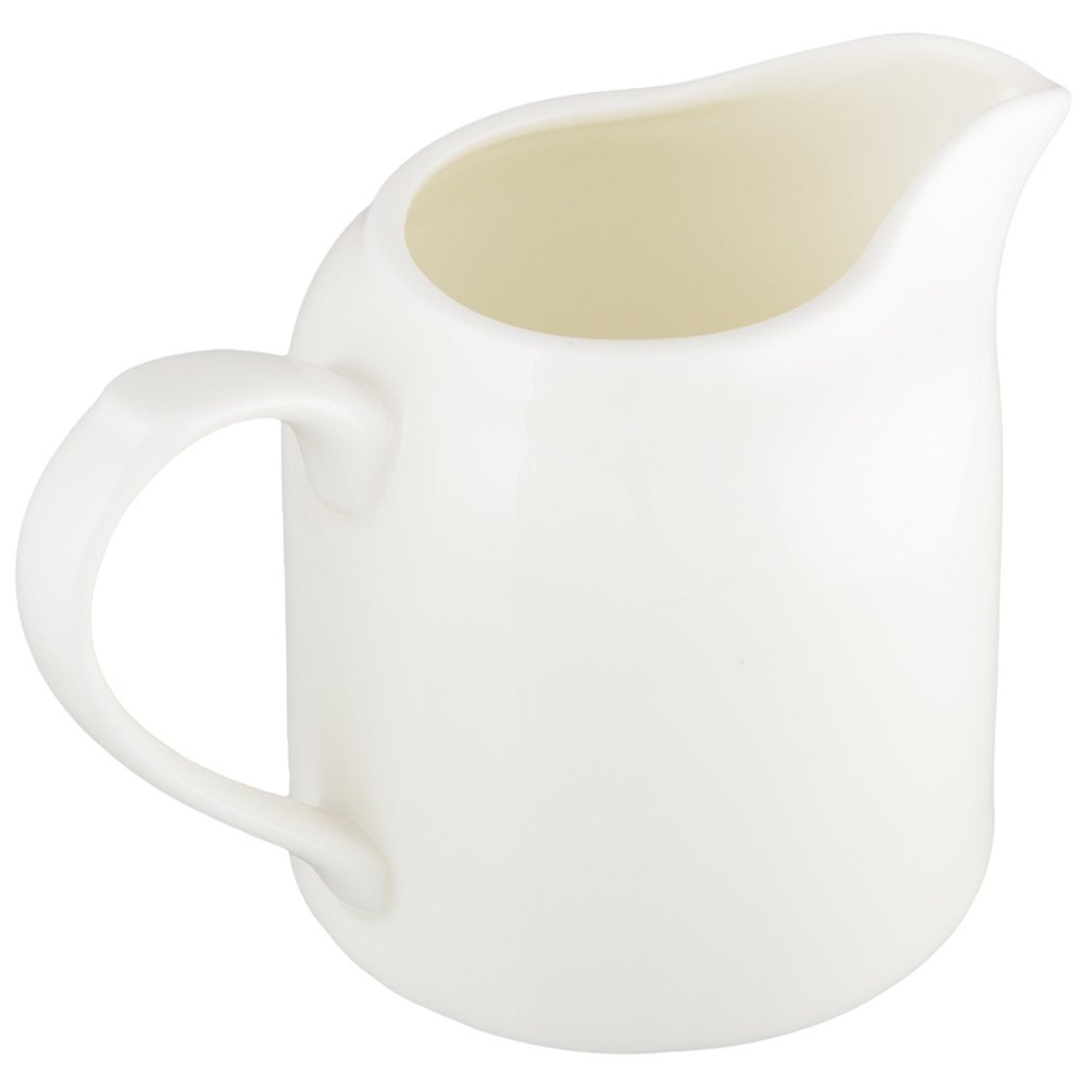 Wilmax WL-995018/1C Porcelain Milk Jug, White, 250 mL Capacity