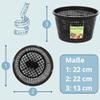 Round Pond Plant Baskets, 22 cm view 2