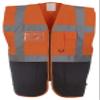 Yoko Multifunctional Executive Hi-Vis Vest - Red/Yellow - XL view 4