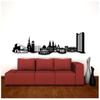 Skyline4u Chemnitz City Skyline Wall Decal, 50 x 12.4 cm, Royal Blue view 2