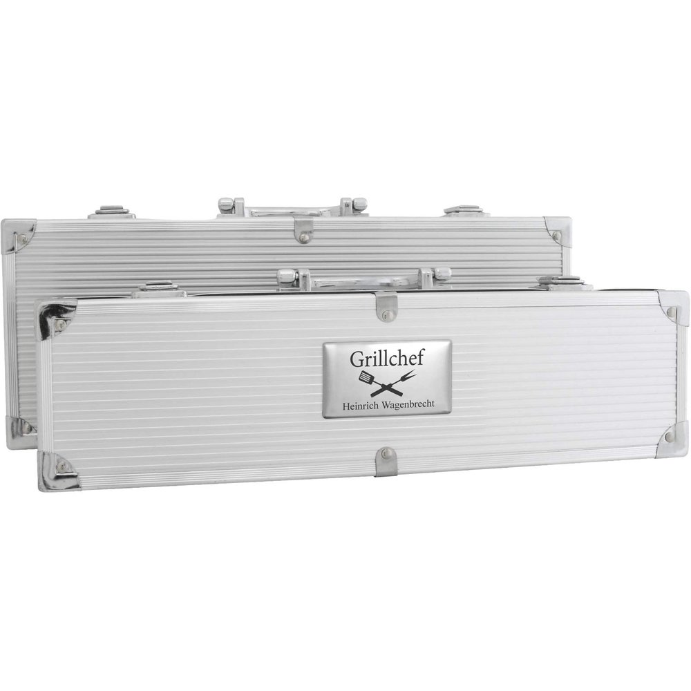 3-Piece BBQ Grill Tool Case with Custom Engraving