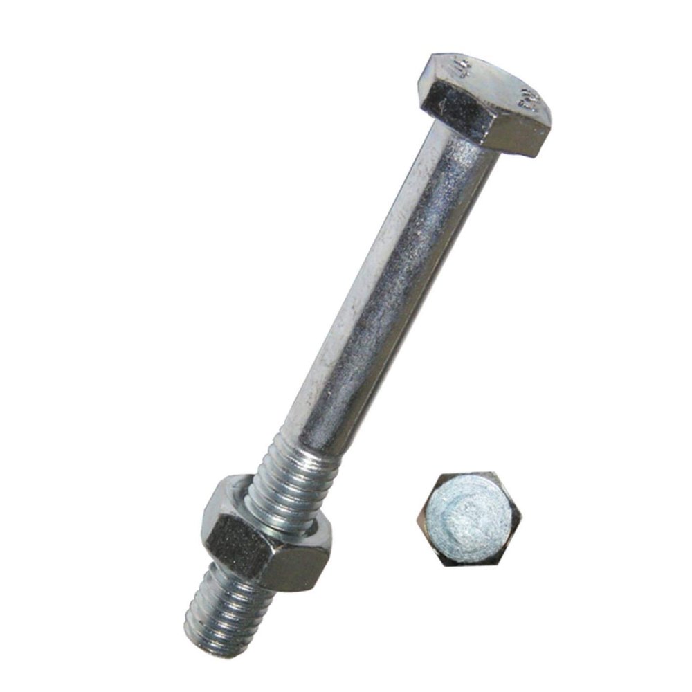 Dresselhaus 0/0009/001, 0/40/ /55 Hexagon Head Screws Mu with Shank, Electroplated Zinc, M10 x 40, 10 pcs.