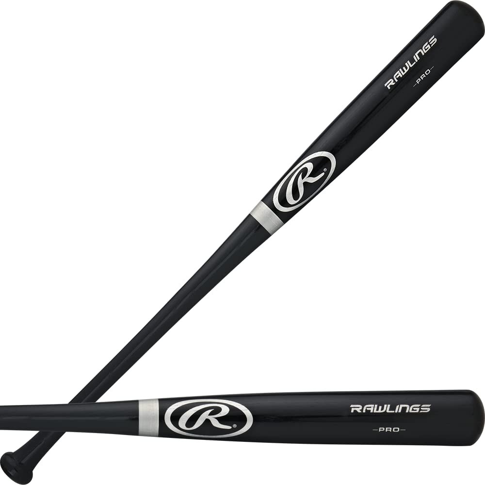 Rawlings Adirondack Wood Baseball Bat | Ash | 83.8 cm | Black