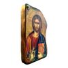Greek Christian Orthodox Wooden Icon of Jesus Christ MP4 view 2