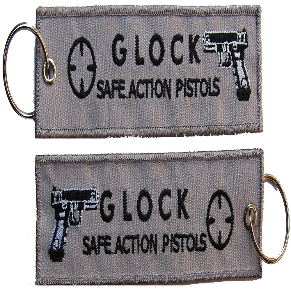 GLOCK SAFE ACTION Revolve Embroidered Keychain Patch