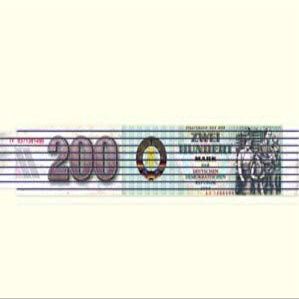 Folding Ruler 200 Mark – GDR Products – for Ostalgie Fans