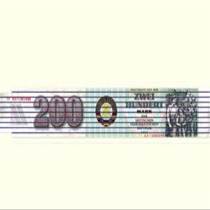 Folding Ruler 200 Mark – GDR Products – for Ostalgie Fans