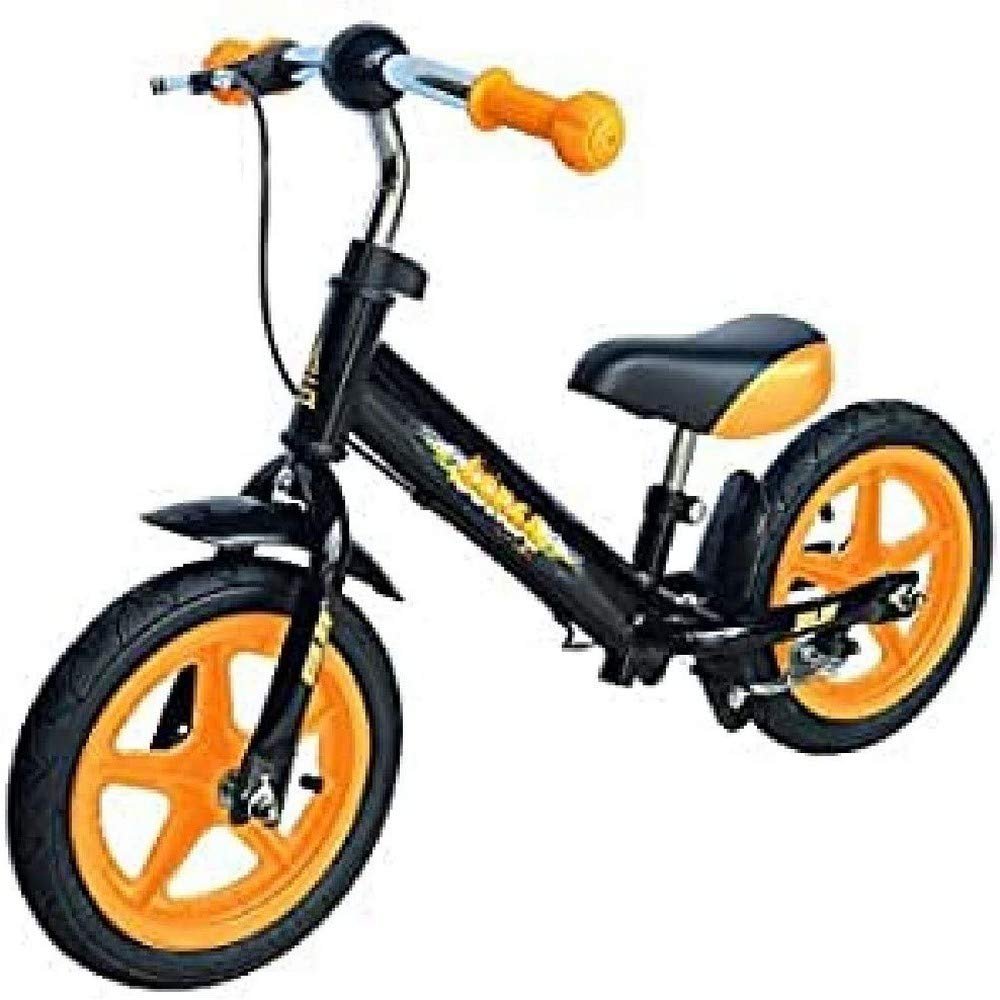 SULOV Men's Corsa Balance Bike, Black/Orange, 12 in, ODRAZ