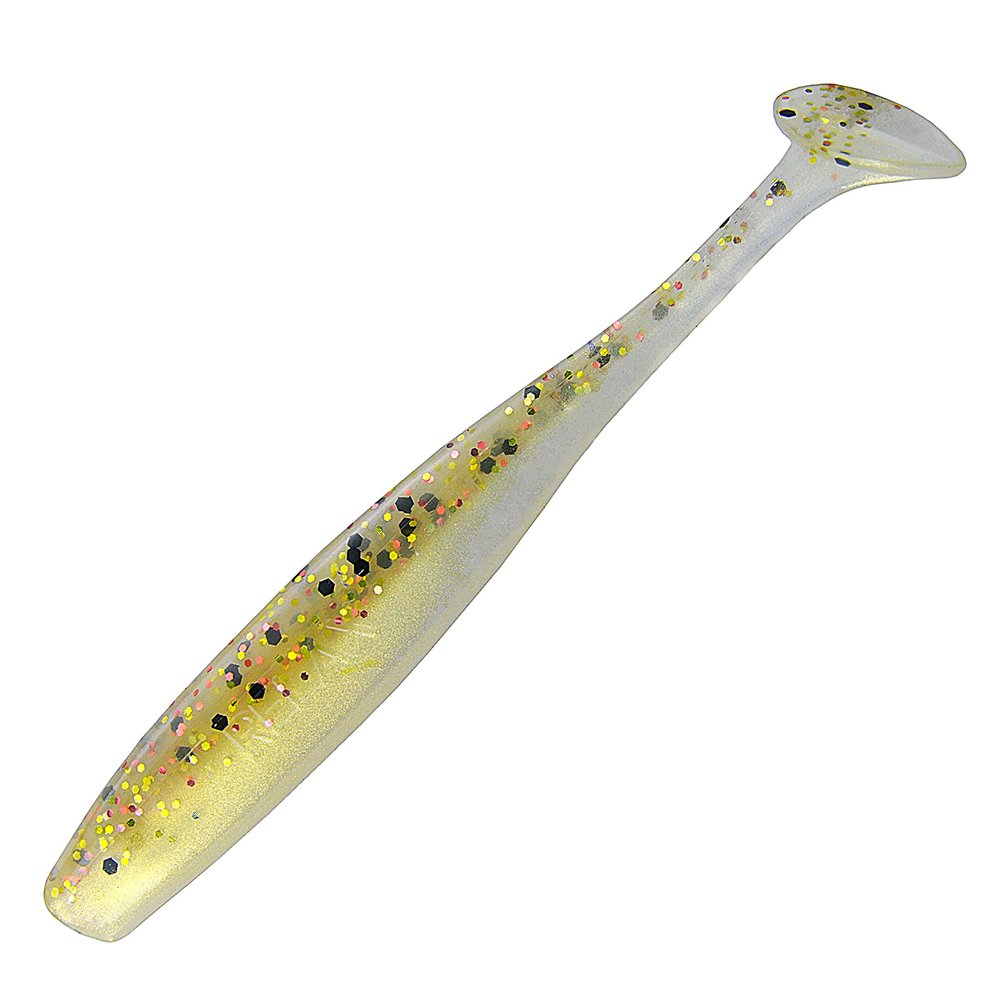 Relax Bass 2.5" 4-Pack Soft Plastic Lure, Perch/Zander, L001 Beige Gold