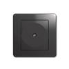 EKONOMIK Anthracite Flush-Mount Blank Cover view 1