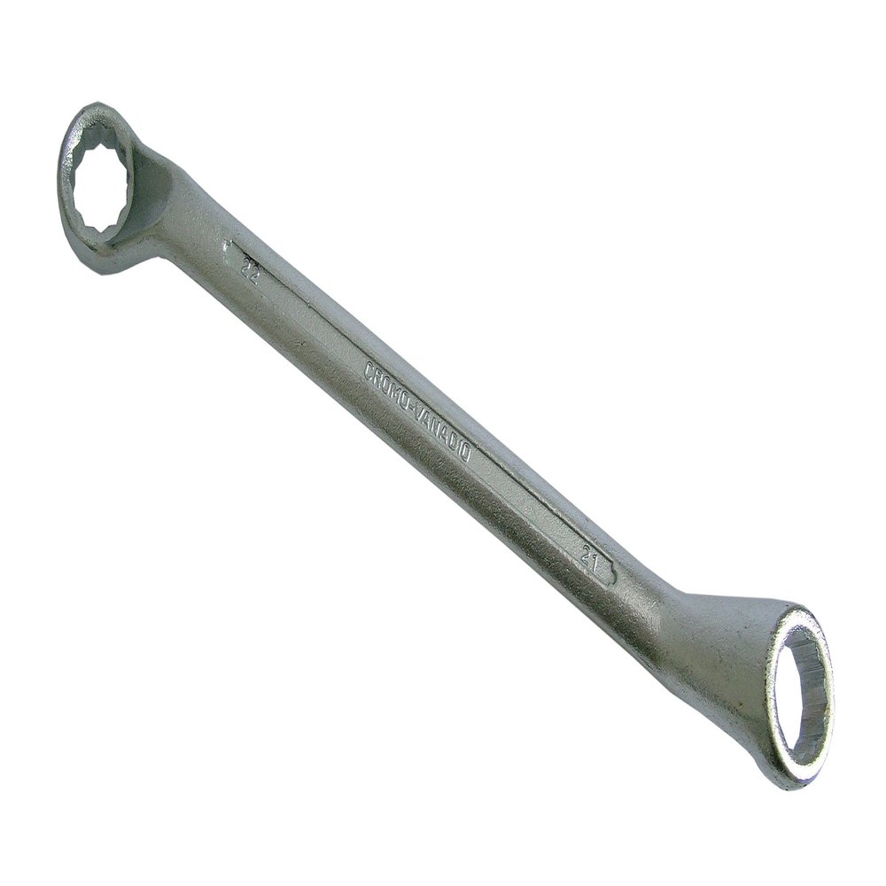 AUSONIA 08041 Scaffold Wrench, 21/22 mm, Chrome Vanadium, Polished Heads