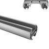BASIT Double-Track Curtain Rod, Stainless Steel Look, 20 mm, Ceiling-Mounted, 480 cm, D60 view 3