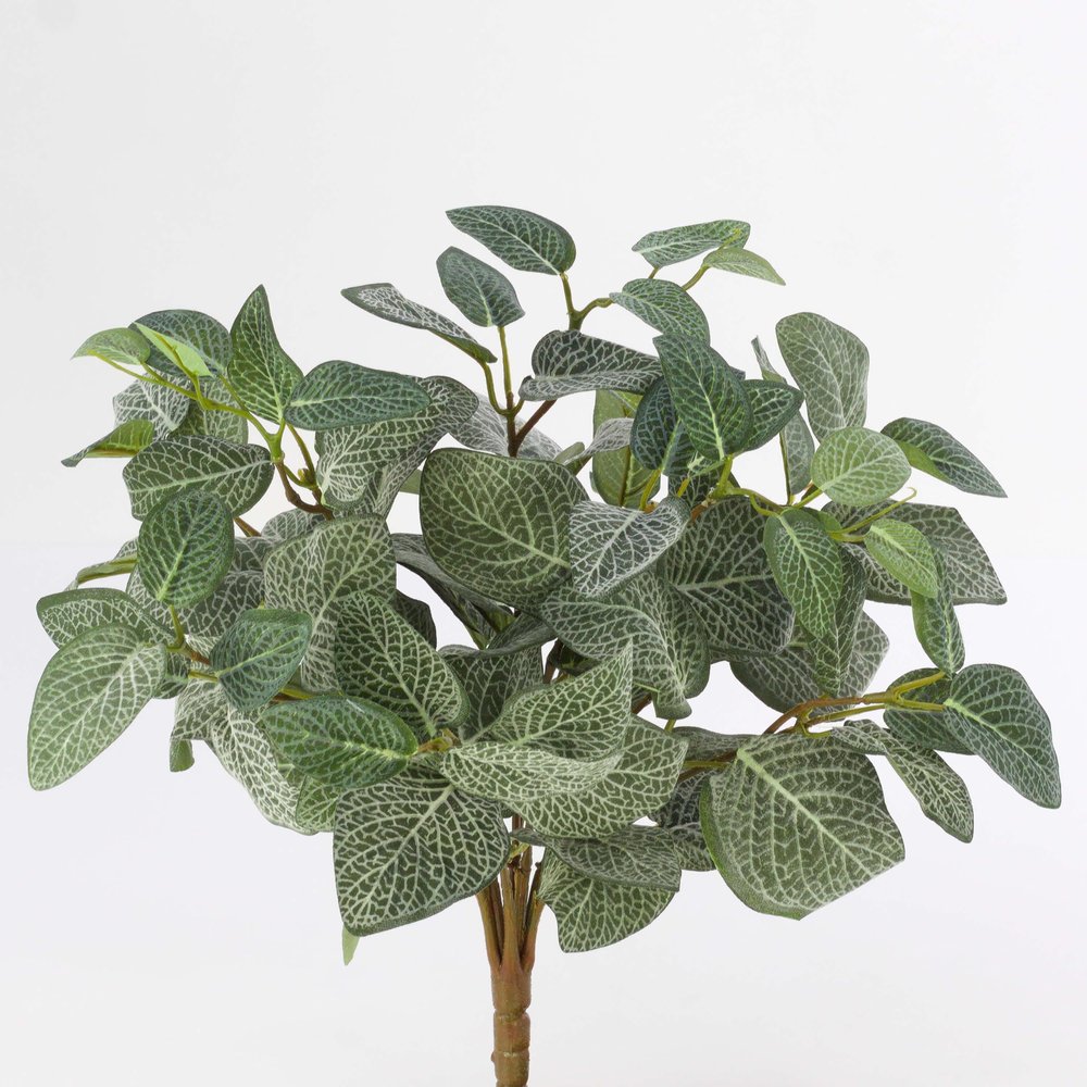 artplants.de Artificial Fittonia JAMIRO, 90 Leaves, Green-White, 35 cm