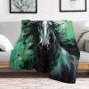 AAPZY Horse Super Soft Flannel Fleece Throw Blanket, 140 x 180 cm view 2