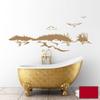Wall Decal Dune, Beach, Sea & Seagull Maritime M1531 – Cherry Red, XL 140 × 58 cm view 1