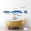 Wall Decal Dune, Beach, Sea & Seagull Maritime M1531 – Cherry Red, XL 140 × 58 cm view 2