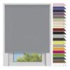 EFIXS Medium Privacy Roller Shade, Made to Measure, 25 mm Tube, up to 220 x 150 cm, Gray (10686), with or without Drilling view 1