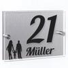 Wandkings House Number Plaque – Blenda Font, Family 4 Design view 1