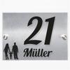 Wandkings House Number Plaque – Blenda Font, Family 4 Design view 2