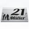 Wandkings House Number Plaque – Blenda Font, Family 4 Design view 3